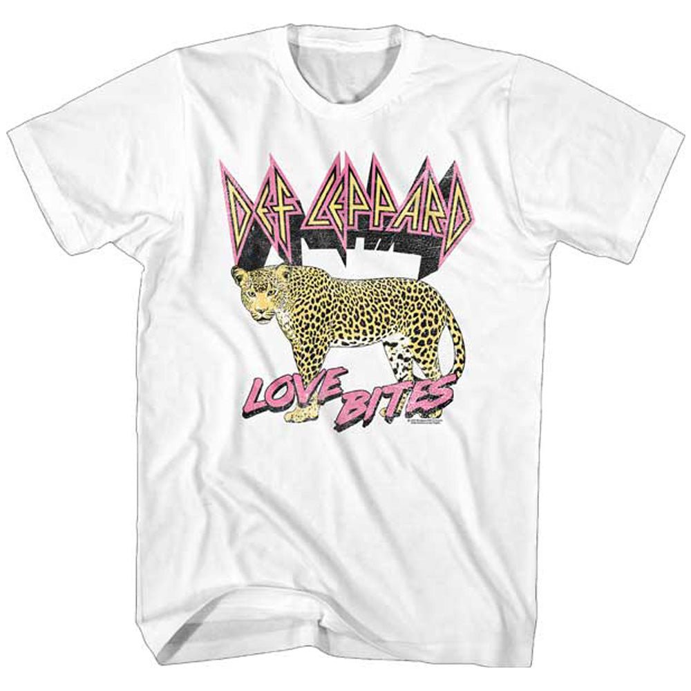 DEF LEPPARD デフレパード (デビュー 45周年 ) - LOVE BITES LEOPARD / Tシャツ / メンズ - PGS